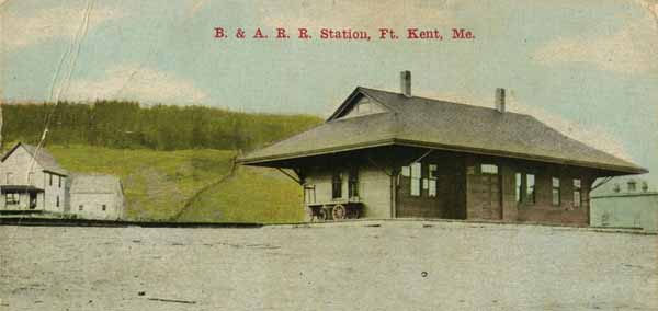 Bangor & Aroostook Railroad Station, Fort Kent, Maine