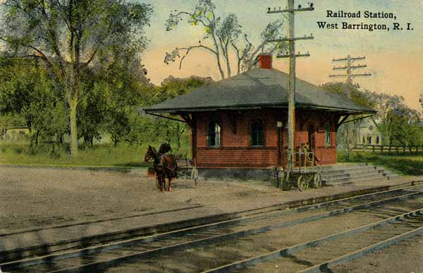 Railroad Station, West Barrington, Rhode Island