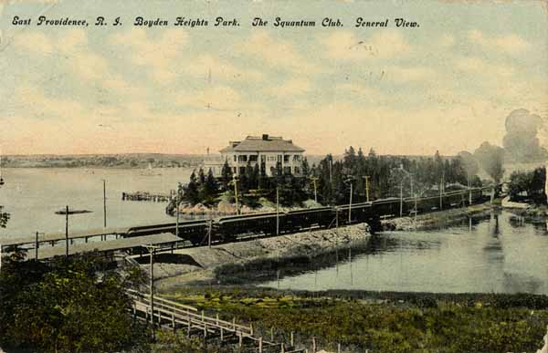 East Providence, Rhode Island.  Boyden Heights Park.  The Squantum Club.  General View.