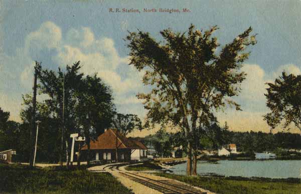 Railroad Station, North Bridgton, Maine