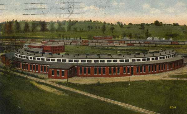 The New Boston & Maine Roundhouse, Mechanicville, New York