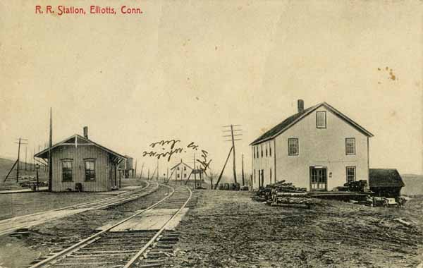 Railroad Station, Elliotts, Connecticut