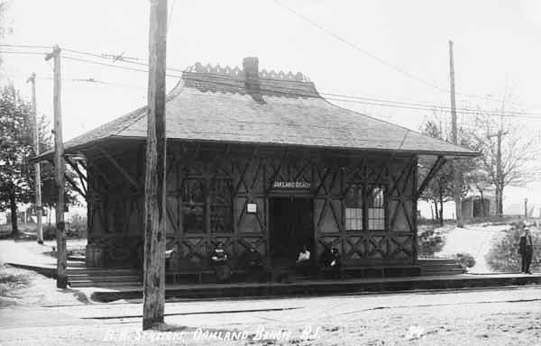 Railroad Station, Oakland Beach, Rhode Island