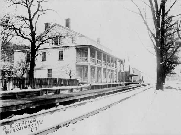 Railroad Station, Merwinsville, Connecticut