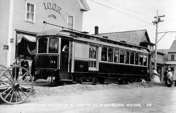 Aroostook Valley Railroad - #51 at Washburn, Maine