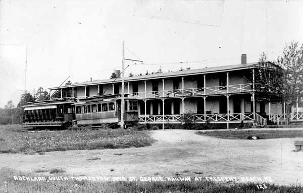 Rockland, South Thomaston & St. George Railway at Crescent Beach, Maine