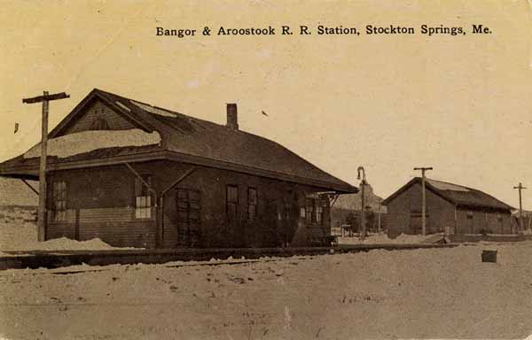 Bangor & Aroostook Railroad Station, Stockton Springs, Maine