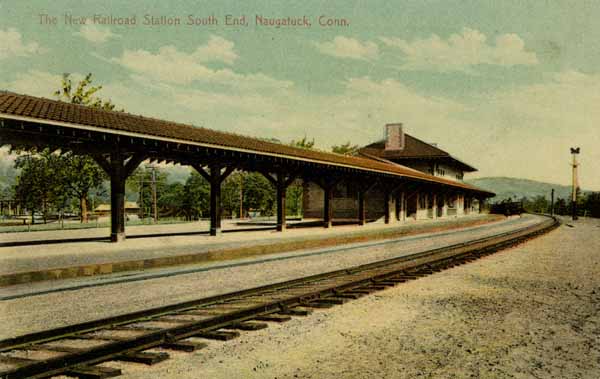 The New Railroad Station South End, Naugatuck, Connecticut