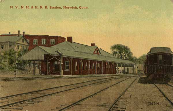New York, New Haven & Hartford Railroad Station, Norwich, Connecticut
