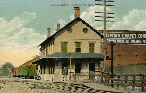 Railway Station, Thompsonville, Connecticut
