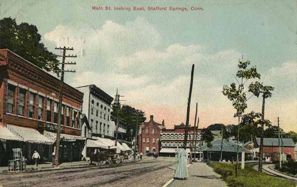 Main Street looking East, Stafford Springs, Connecticut