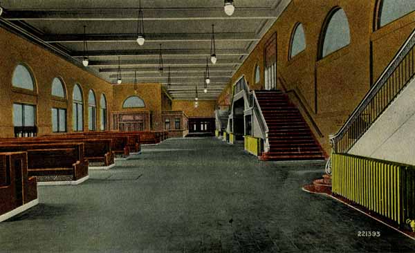 Interior, New York, New Haven & Hartford Railroad Station, Hartford, Connecticut