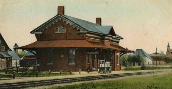 Railroad Station, Chateaugay, New York