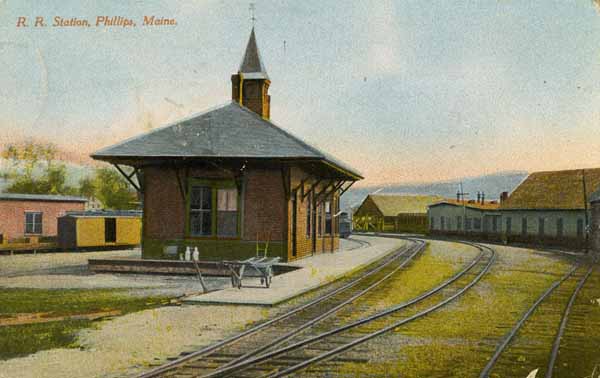 Railroad Station, Phillips, Maine