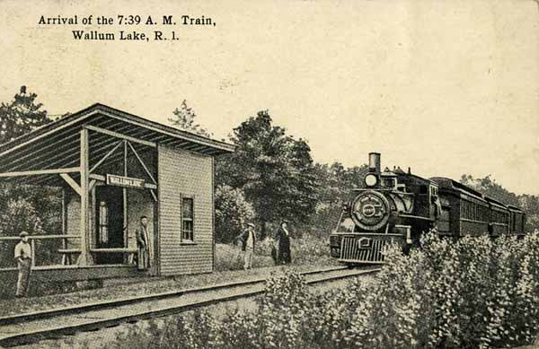 Arrival of the 7:39 A.M. Train, Wallum Lake, Rhode Island