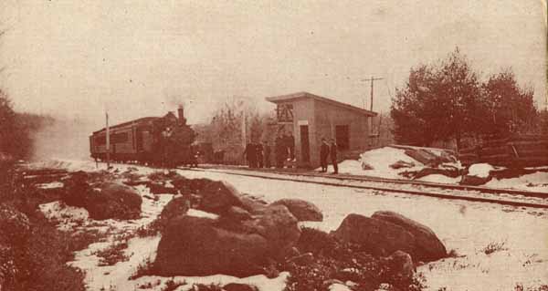 Railroad Station, Wallum Lake, Rhode Island