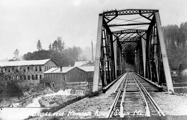 Bridge over Kennebec River, Solon, Maine