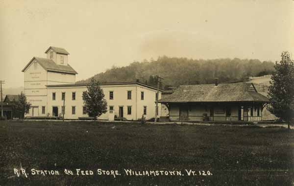 Railroad Station and Feed Store, Williamstown, Vermont