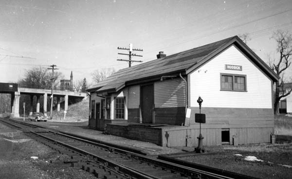 Postcard: Railroad Station, Hoosick, New York | Railroad History