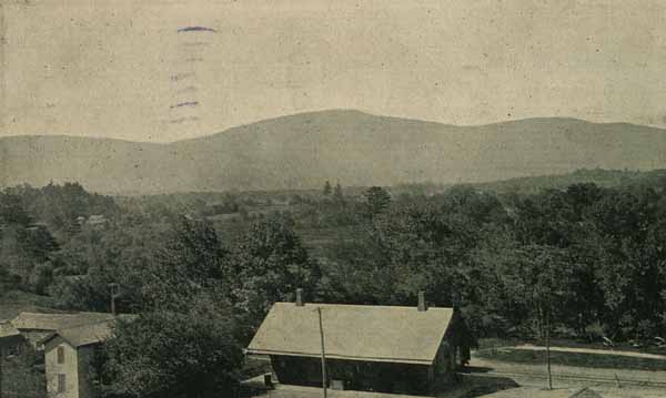 The Dome and Railroad Station, Sheffield, Massachusetts