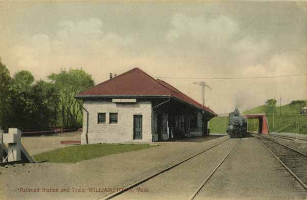 Railroad Station and Train, Williamstown, Massachusetts