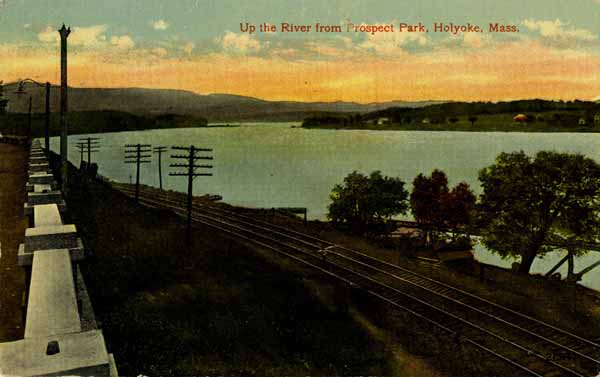 Up the River from Prospect Park, Holyoke, Massachusetts