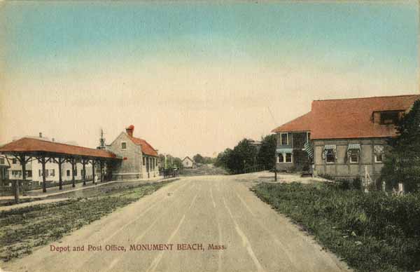 Depot and Post Office, Monument Beach, Massachusetts