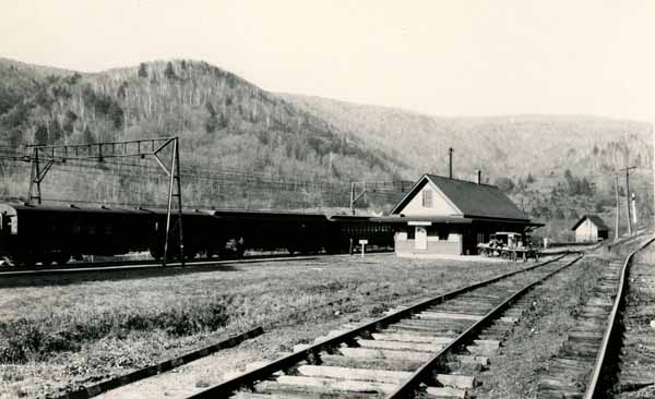 Boston & Maine Railroad  station, Hoosac Tunnel, Massachusetts