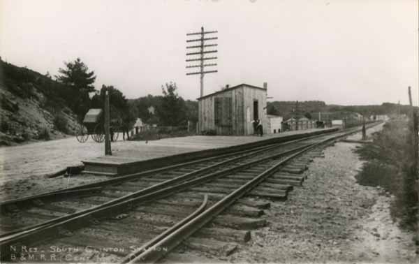 N. Res. South Clinton Station, Boston & Maine Railroad, Central Massachusetts Division