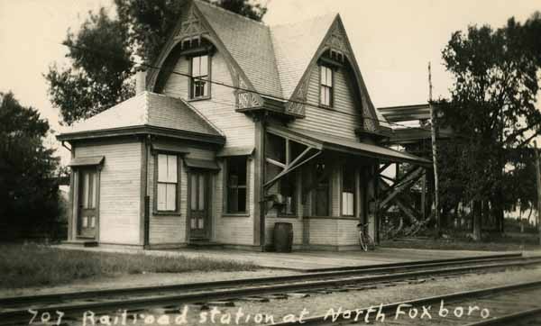 Railroad Station at North Foxboro