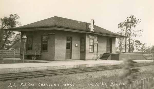 Railroad Station, Chartley, Massachusetts