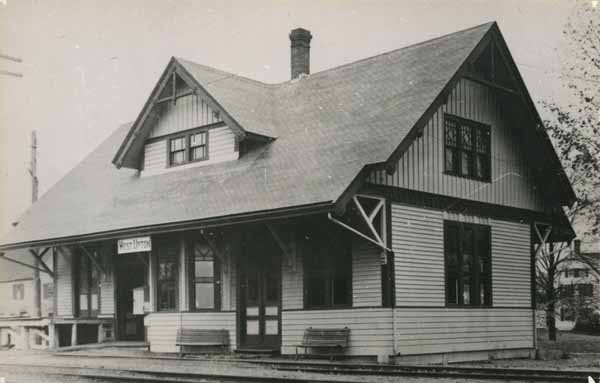 Railroad Station, West Upton, Massachusetts