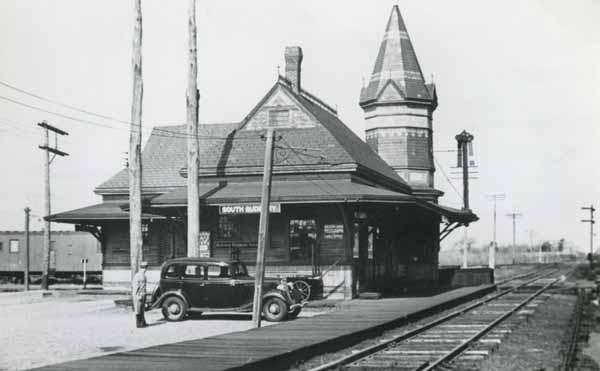 Postcard: Railroad Station, South Sudbury, Massachusetts | Railroad History