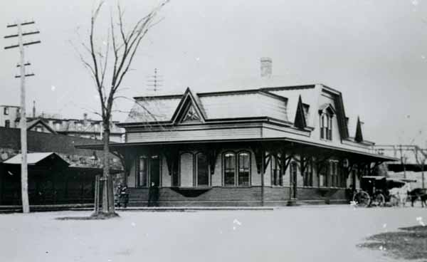 Railroad Station, Hyde Park, Massachusetts