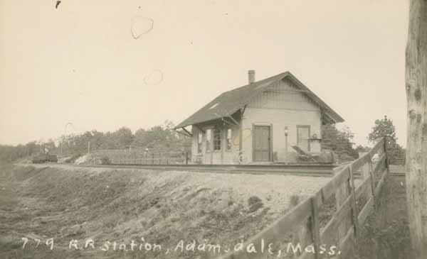 Railroad Station, Adamsdale, Massachusetts