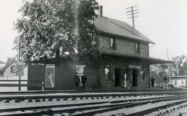 Railroad Station, Quincy Adams, Massachusetts