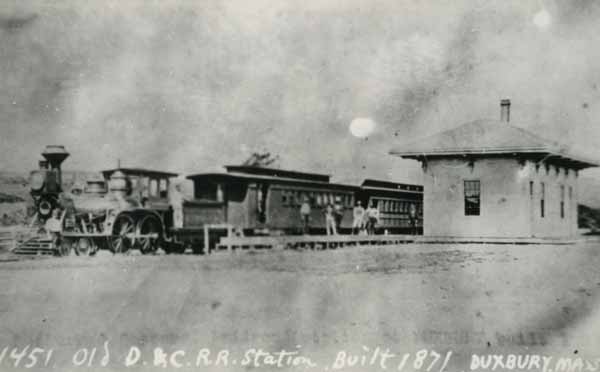 Old Duxbury & Cohasset Railroad Station, built 1871, Duxbury, Massachusetts