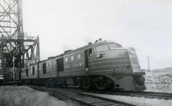 New Haven Railroad #0742 at Bourne, Massachusetts