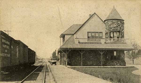 Millis Station and Library, Millis, Massachusetts