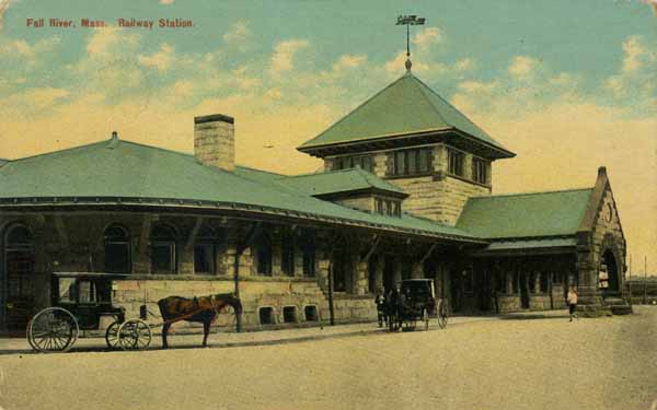 Fall River, Massachusetts. Railway Station