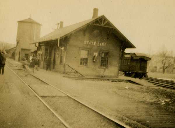 Postcard: State Line, Boston & Albany Railroad | Railroad History