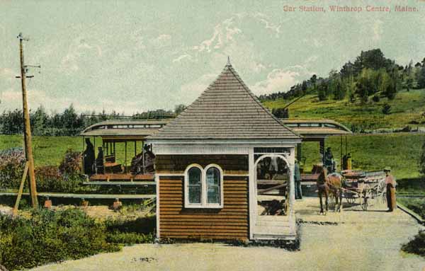 Car Station, Winthrop Centre, Maine