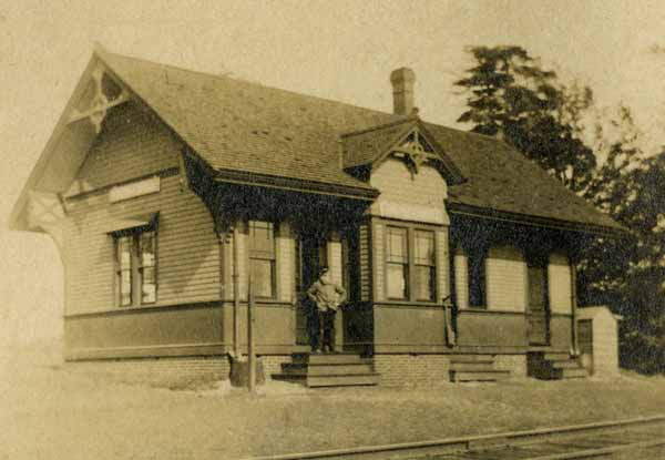 Railroad Station, South Lowell, Massachusetts