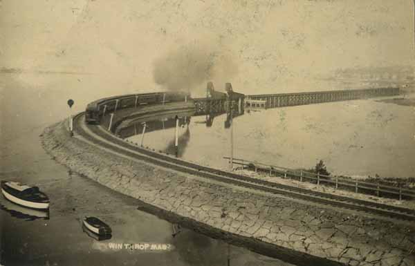 Boston, Revere Beach & Lynn Railroad causeway, Winthrop, Massachusetts