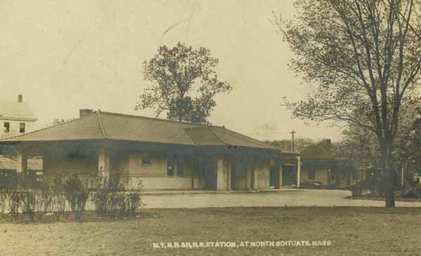 New York, New Haven & Hartford Railroad Station at North Scituate, Massachusetts