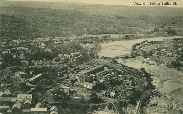 View of Bellows Falls, Vermont