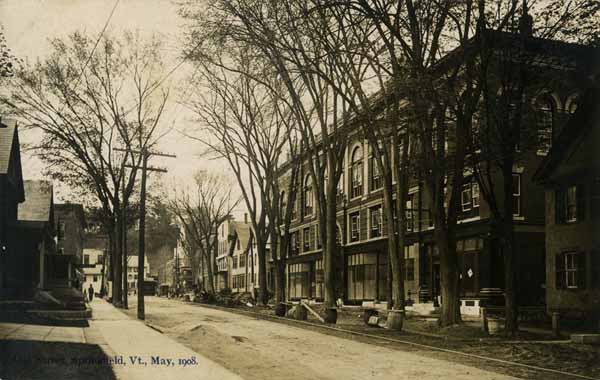 Main Street, Springfield, Vermont - May 1908