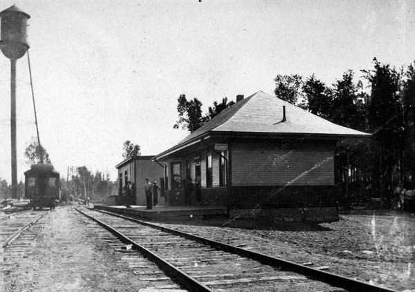 Railroad Station, Woodland, Maine