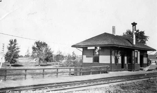 Postcard: Maine Central Railroad Station, Hancock, Maine | Railroad History