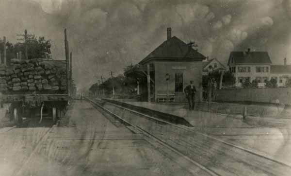 Railroad station, Salisbury, Massachusetts